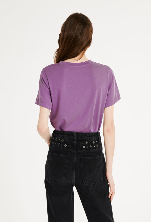 222TRESOR 222TRESOR : T-Shirts couleur MAUVE