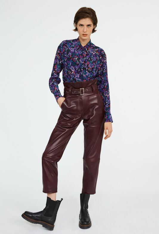 122CAINTY : Pantalons et Jeans couleur BORDEAUX