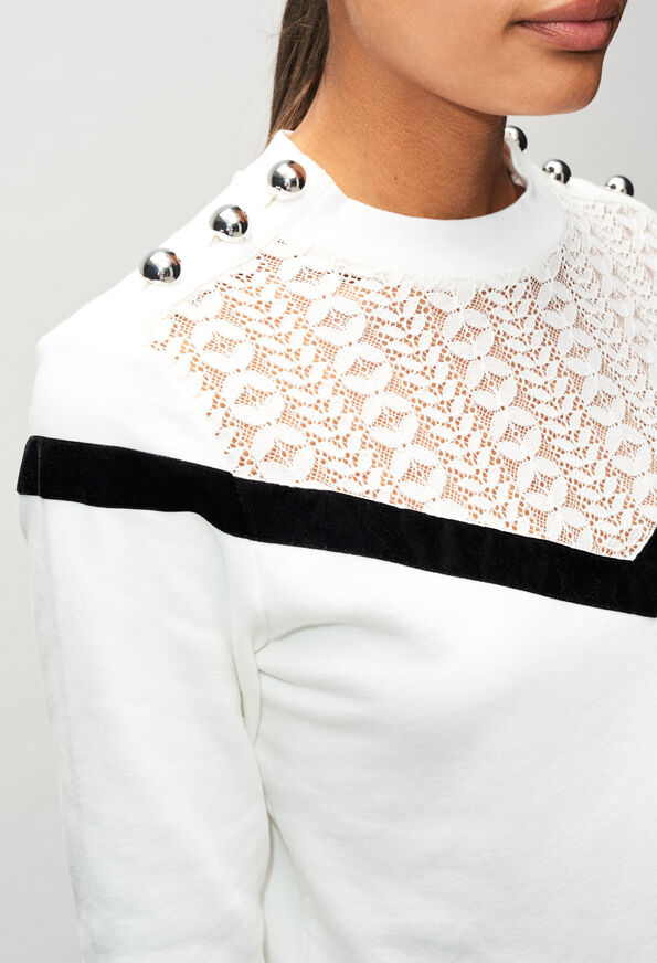 TAMAH19 TAMAH19 : Maille & Sweatshirts couleur ECRU