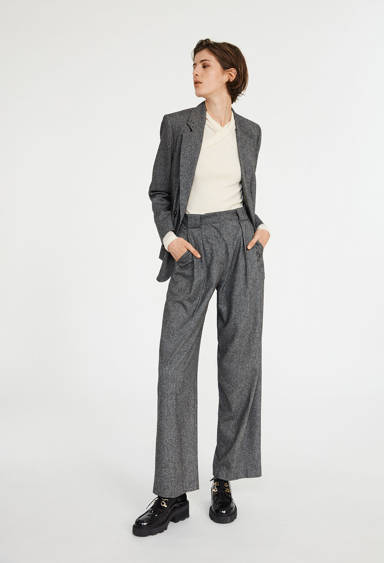 Tailleur gris cheap