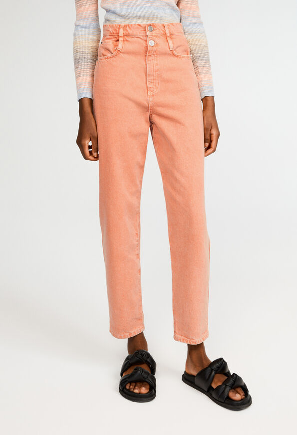 221PAPILLOTE 221PAPILLOTE : Pantalons et Jeans couleur ORANGE
