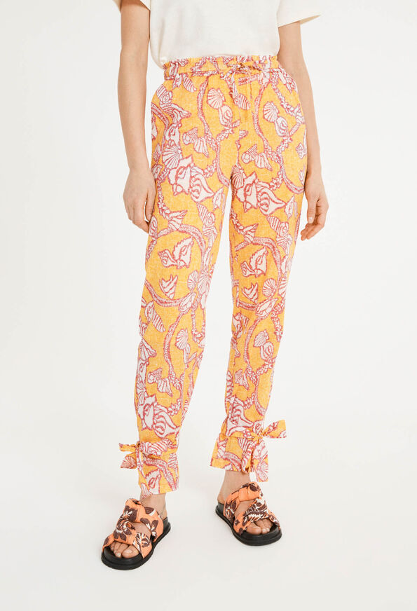 222PAVILLON 222PAVILLON : Pantalons et Jeans couleur PRINT CLAIR