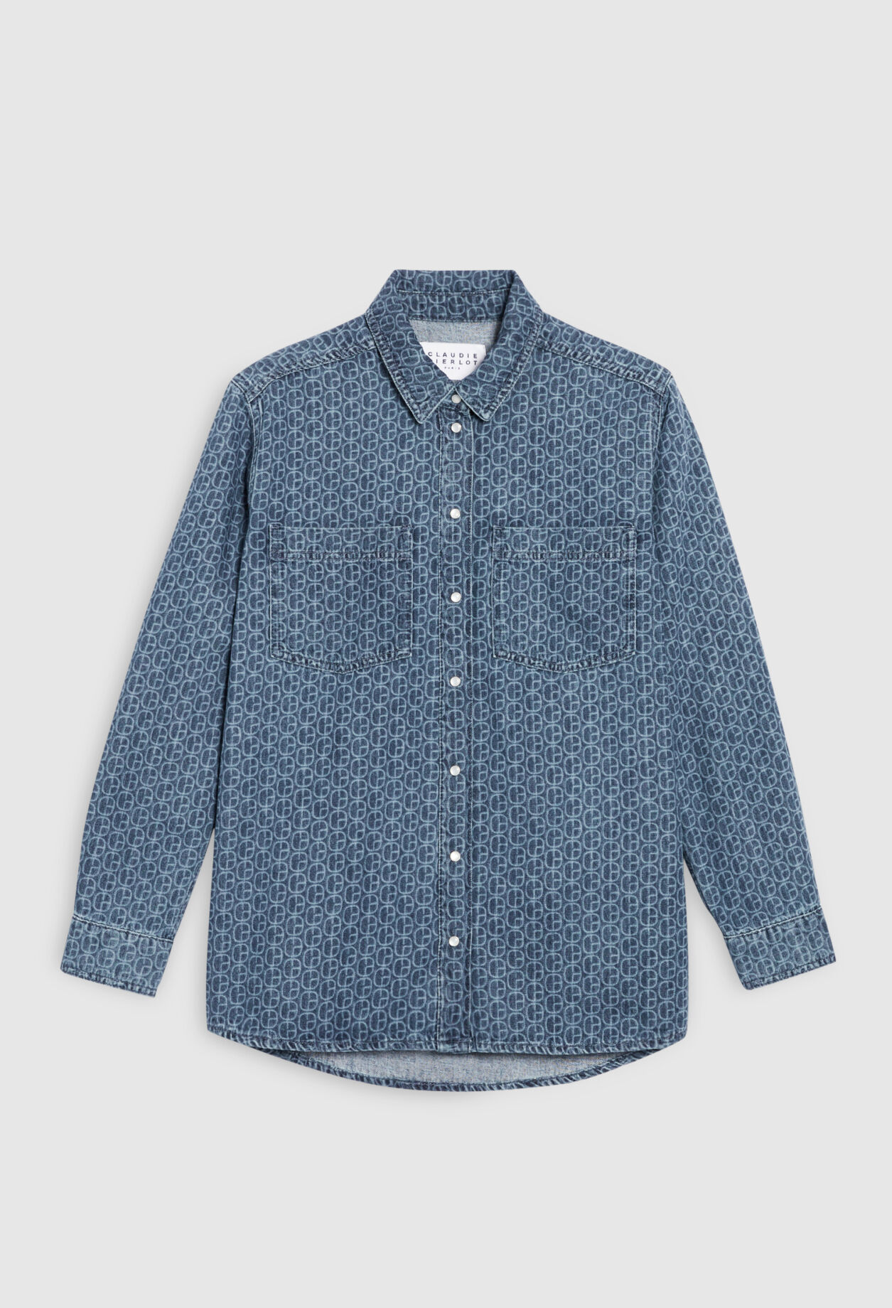 Chemise jean claudie pierlot clearance