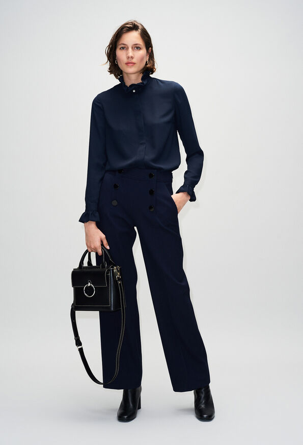 ANOUCKSMALLSADDLESTITCHH19 ANOUCKSMALLSADDLESTITCHH19 : Sacs et Maroquinerie couleur NOIR