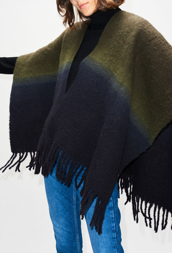 AZIMUTH19 : Écharpes en laine couleur 