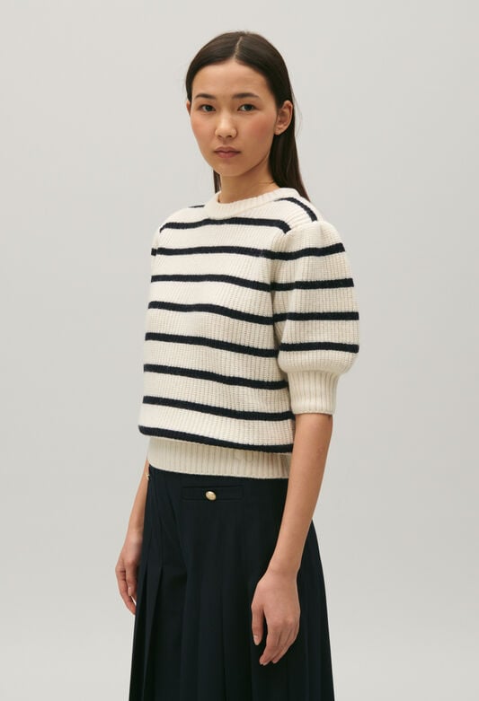 123MANOUK : Maille & Sweatshirts couleur BICOLORE