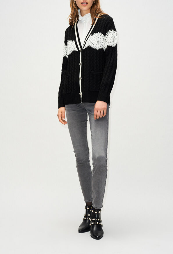 MIELH19 MIELH19 : Maille & Sweatshirts couleur NOIR