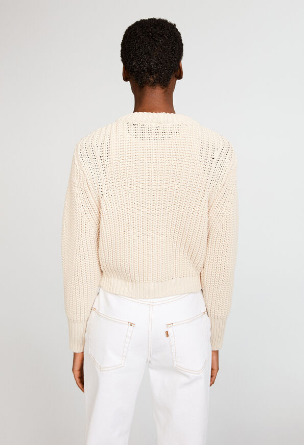 221MACHINE 221MACHINE : Maille & Sweatshirts couleur VANILLE