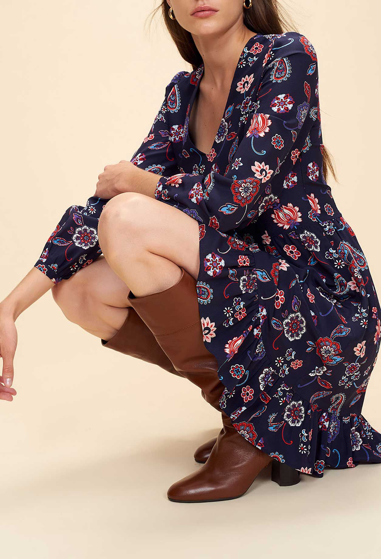 robe fleurie claudie pierlot