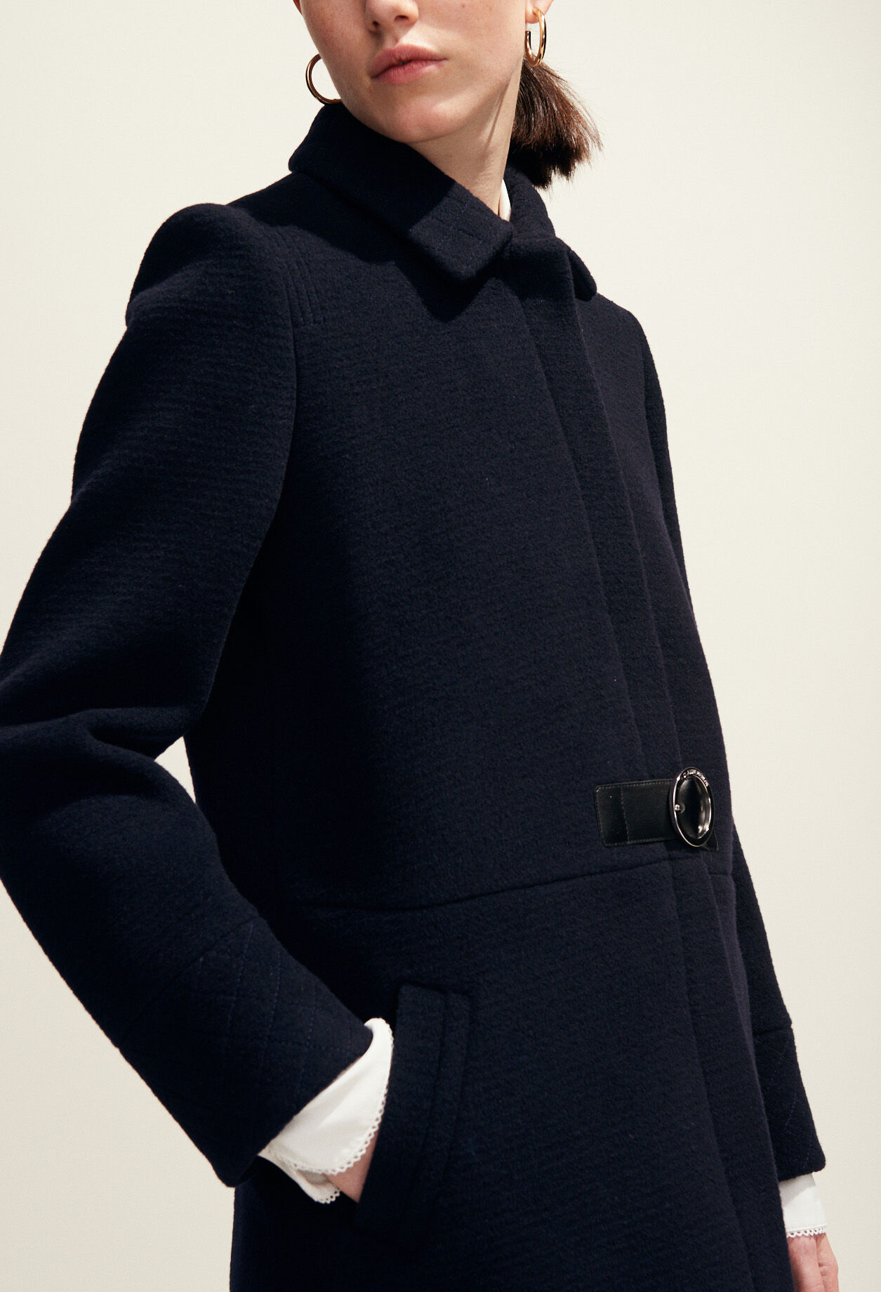 manteau en laine claudie pierlot manteau en laine claudie pierlot