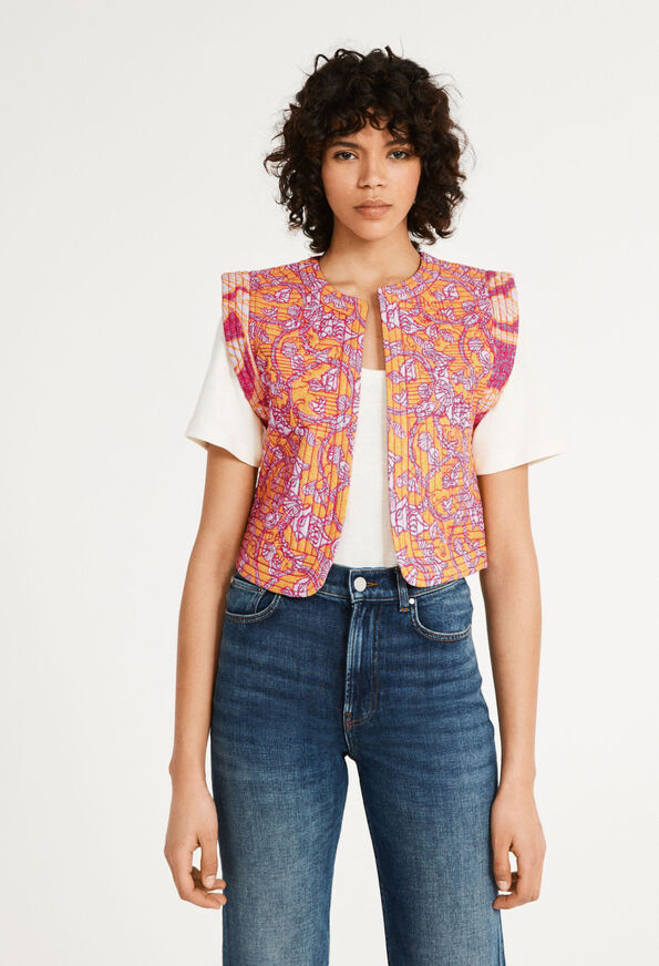 222VIEN 222VIEN : Vestes couleur PRINT CLAIR