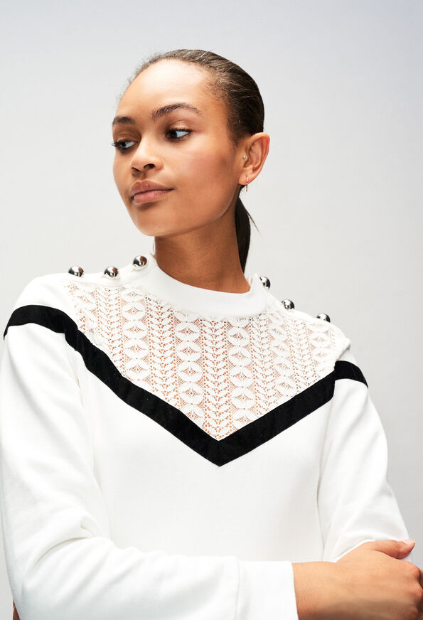 TAMAH19 TAMAH19 : Maille & Sweatshirts couleur ECRU
