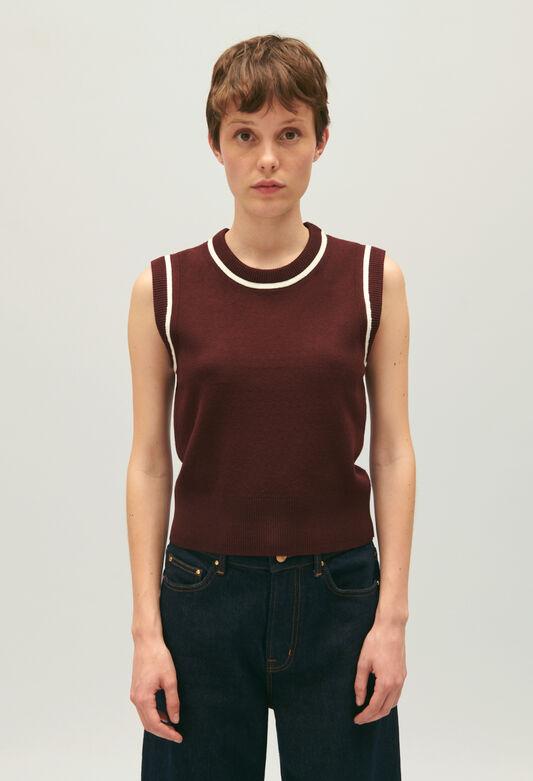 123MAJUSCULETER : Maille & Sweatshirts couleur MARINE