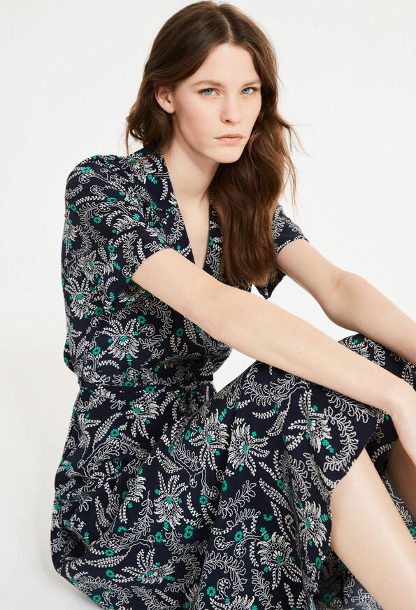 222RIVERAMOOP 222RIVERAMOOP : Robes couleur PRINT FONCE