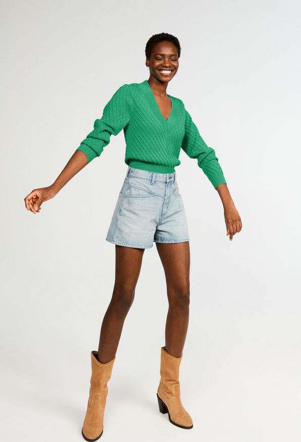 221MEILLEUR 221MEILLEUR : Maille & Sweatshirts couleur MENTHE
