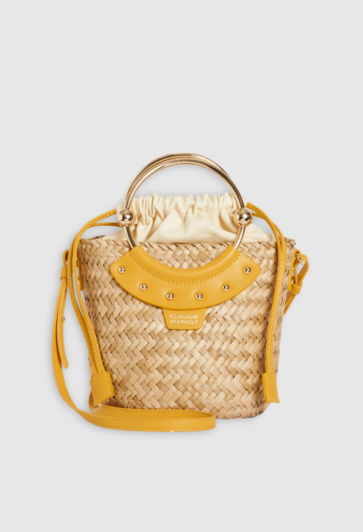 Mini panier Abeille paille