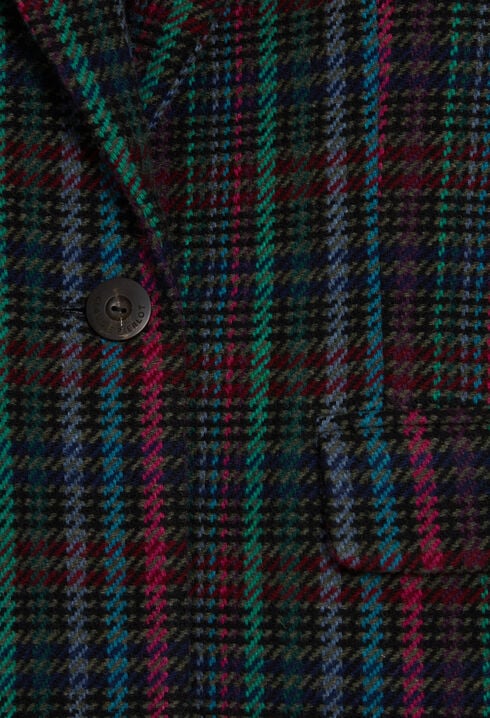 Veste à motif tartan