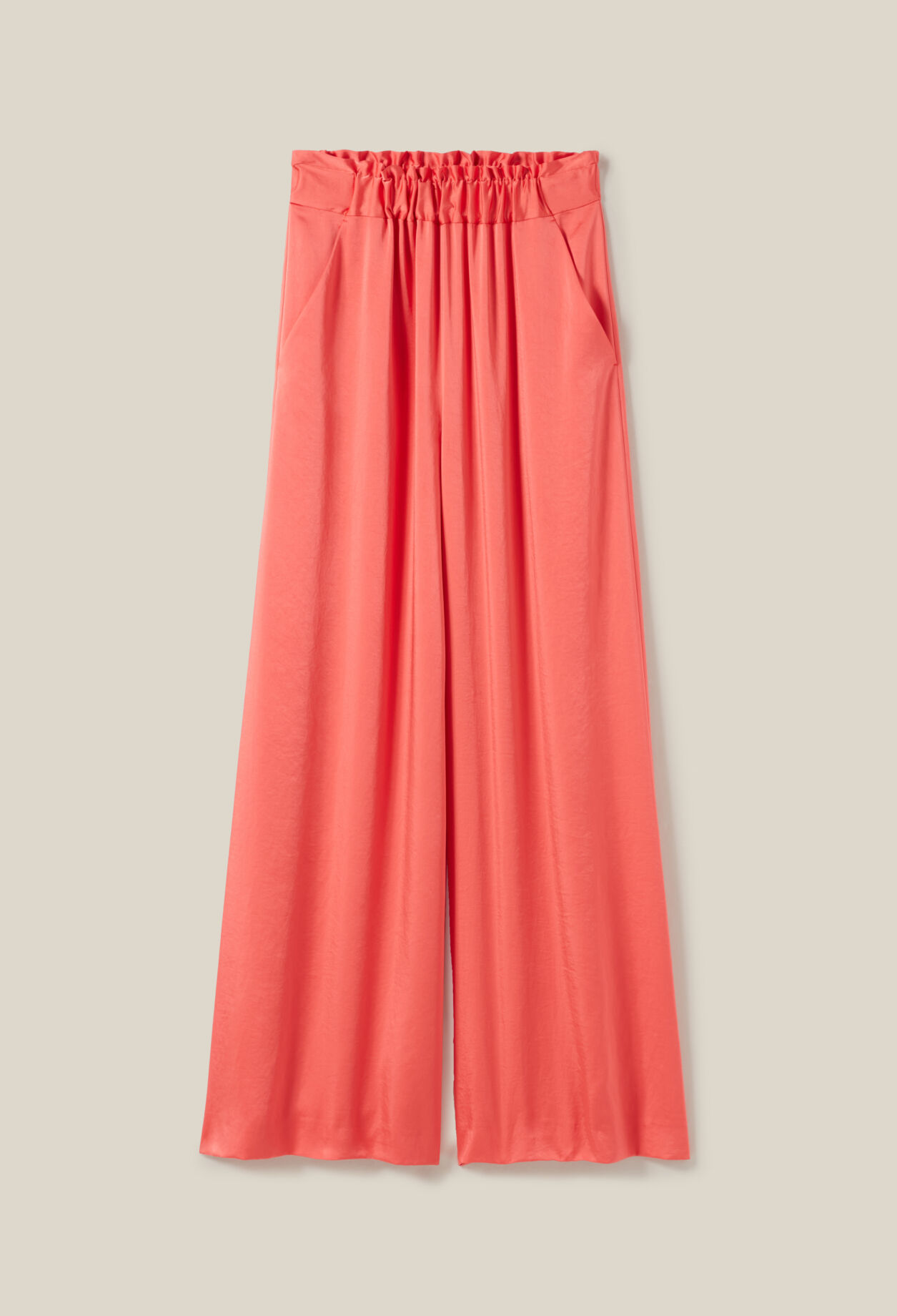 Pantalon fluide satiné