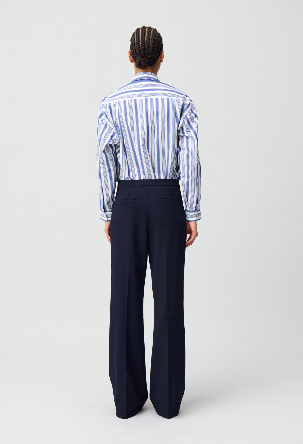 Pantalon droit à pont