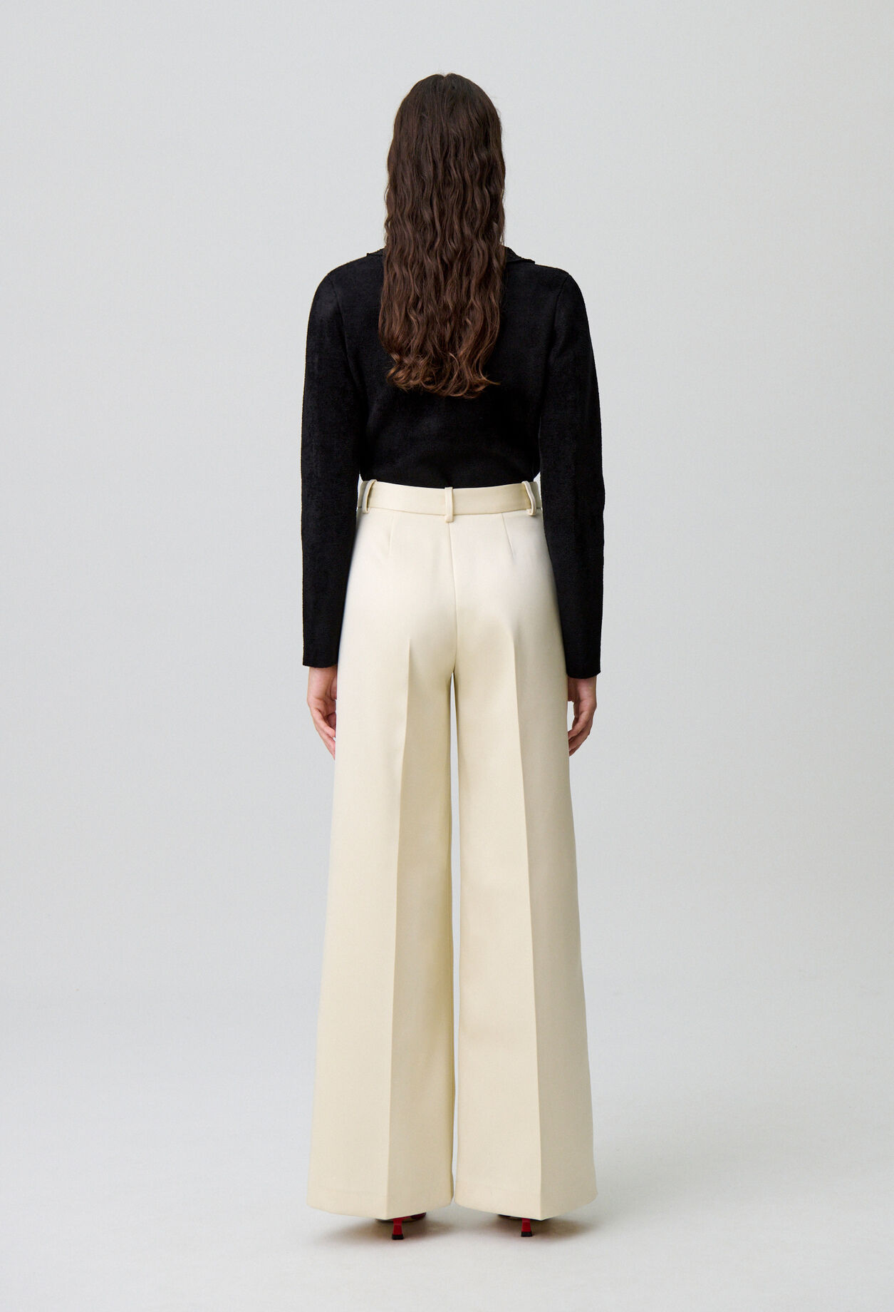 Pantalon tailleur droit
