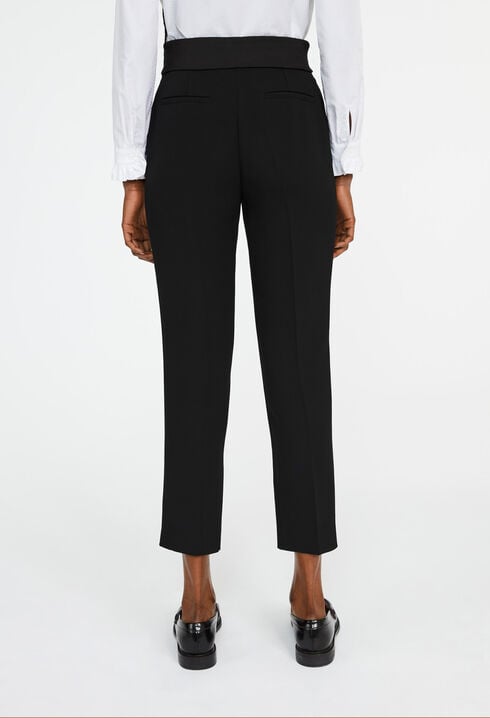 Pantalon tailleur carotte