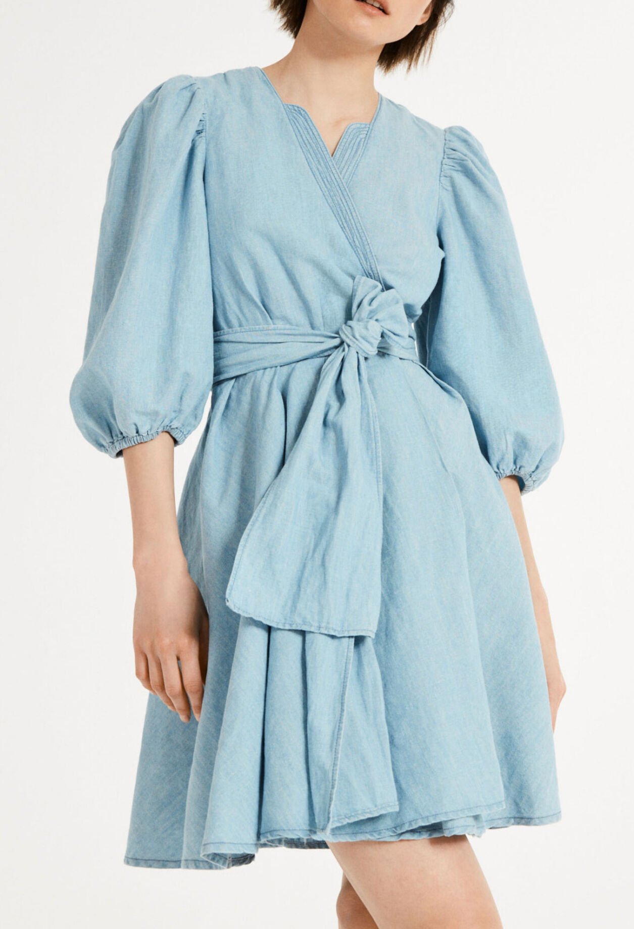 Robe bleu denim