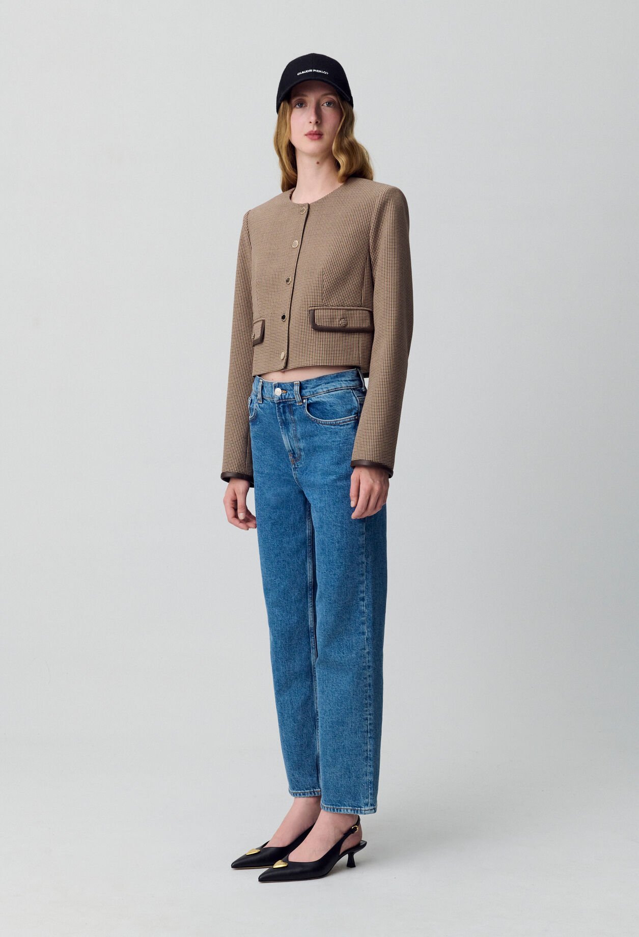 Jean Toto slim 7/8ème bleu délavé