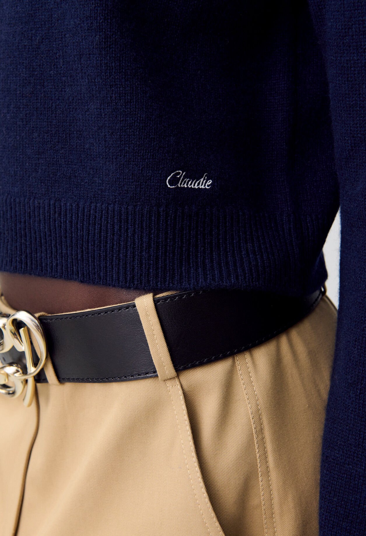 Pull col foulard