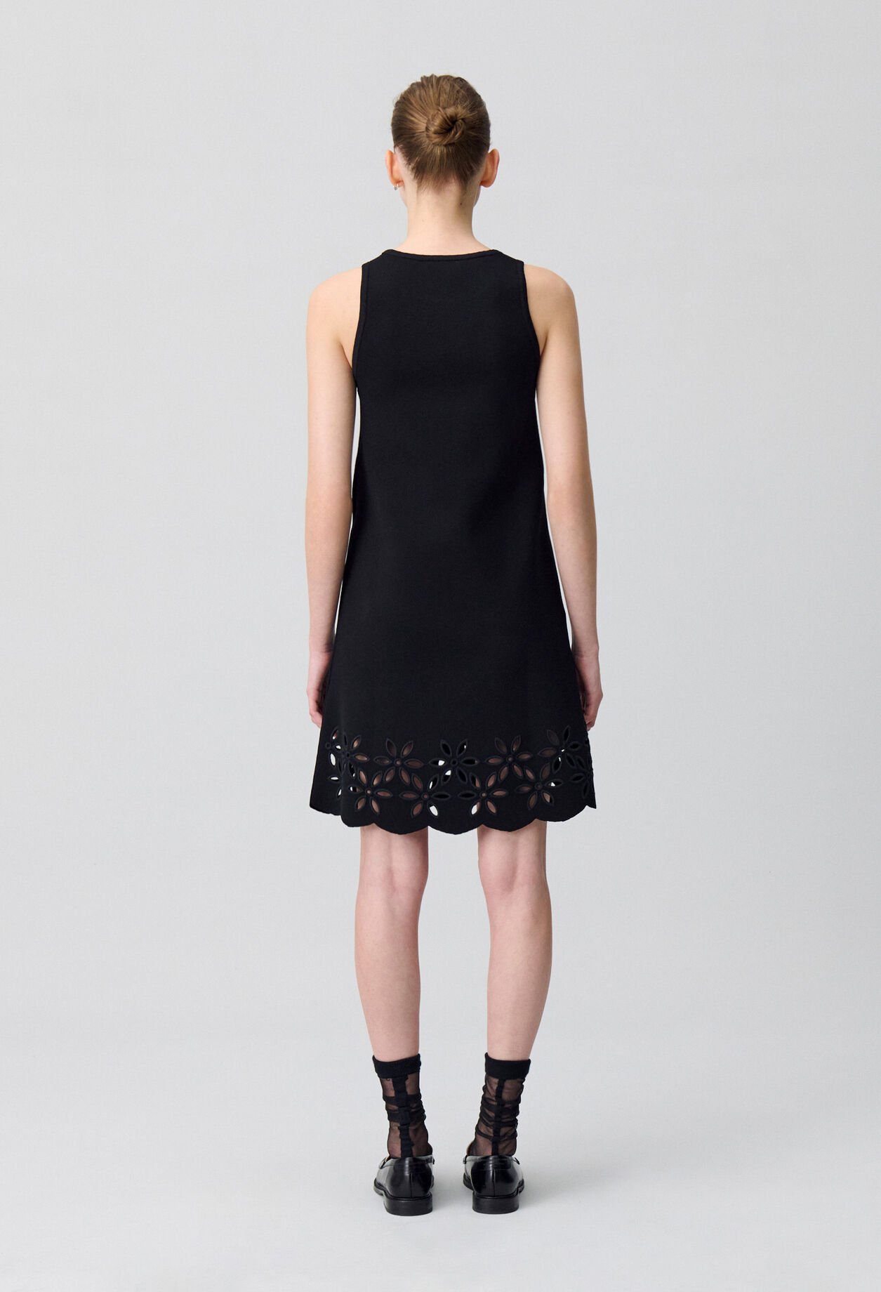 Robe courte maille fine