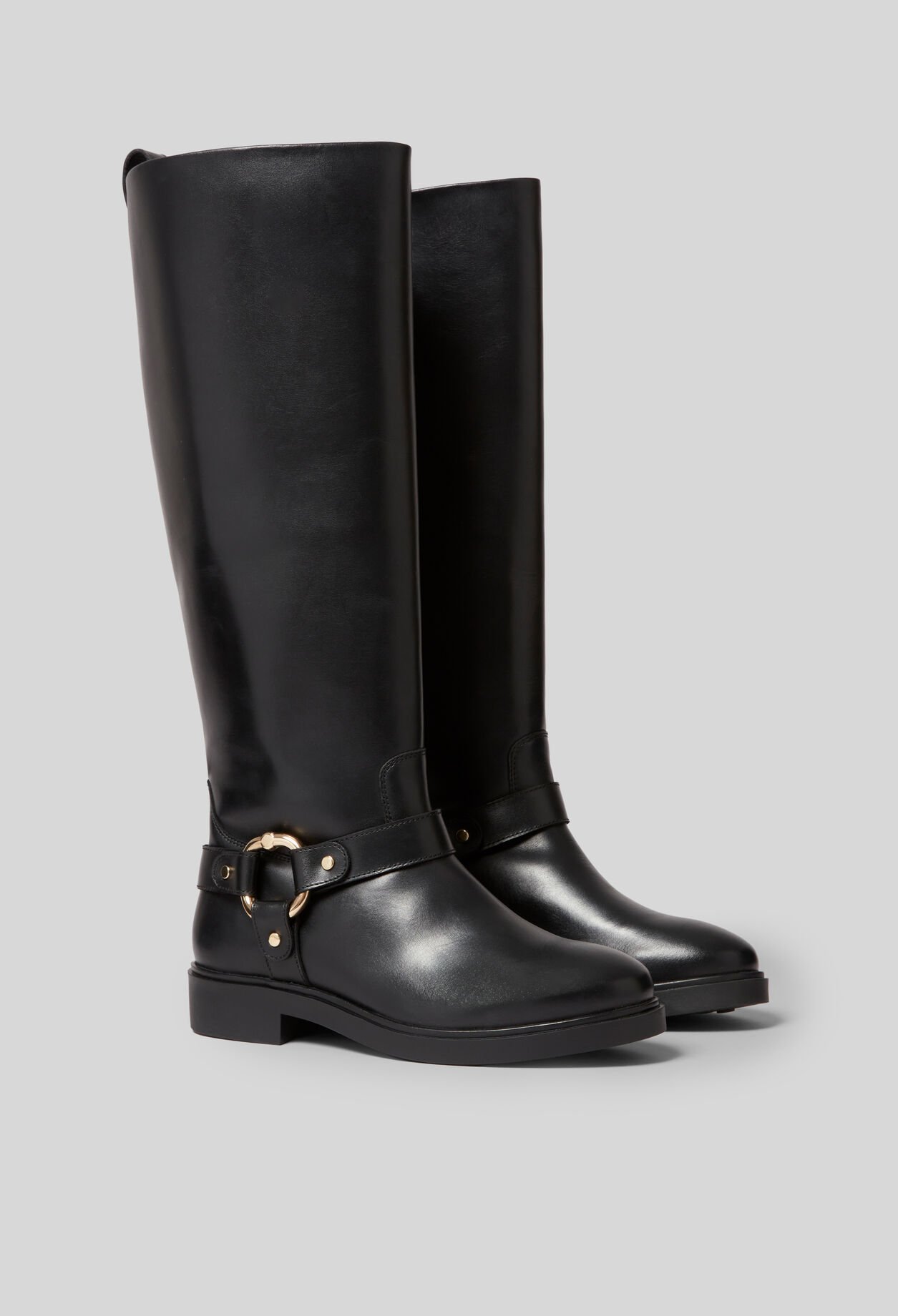 Bottes hautes cuir