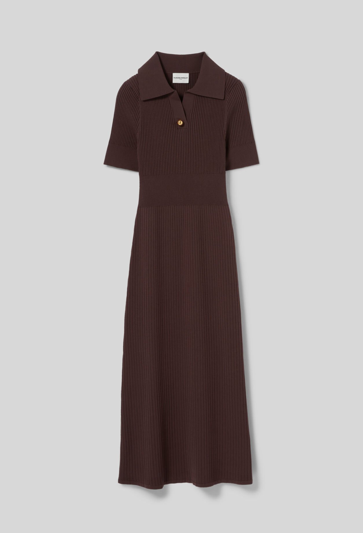 Robe mi-longue en maille