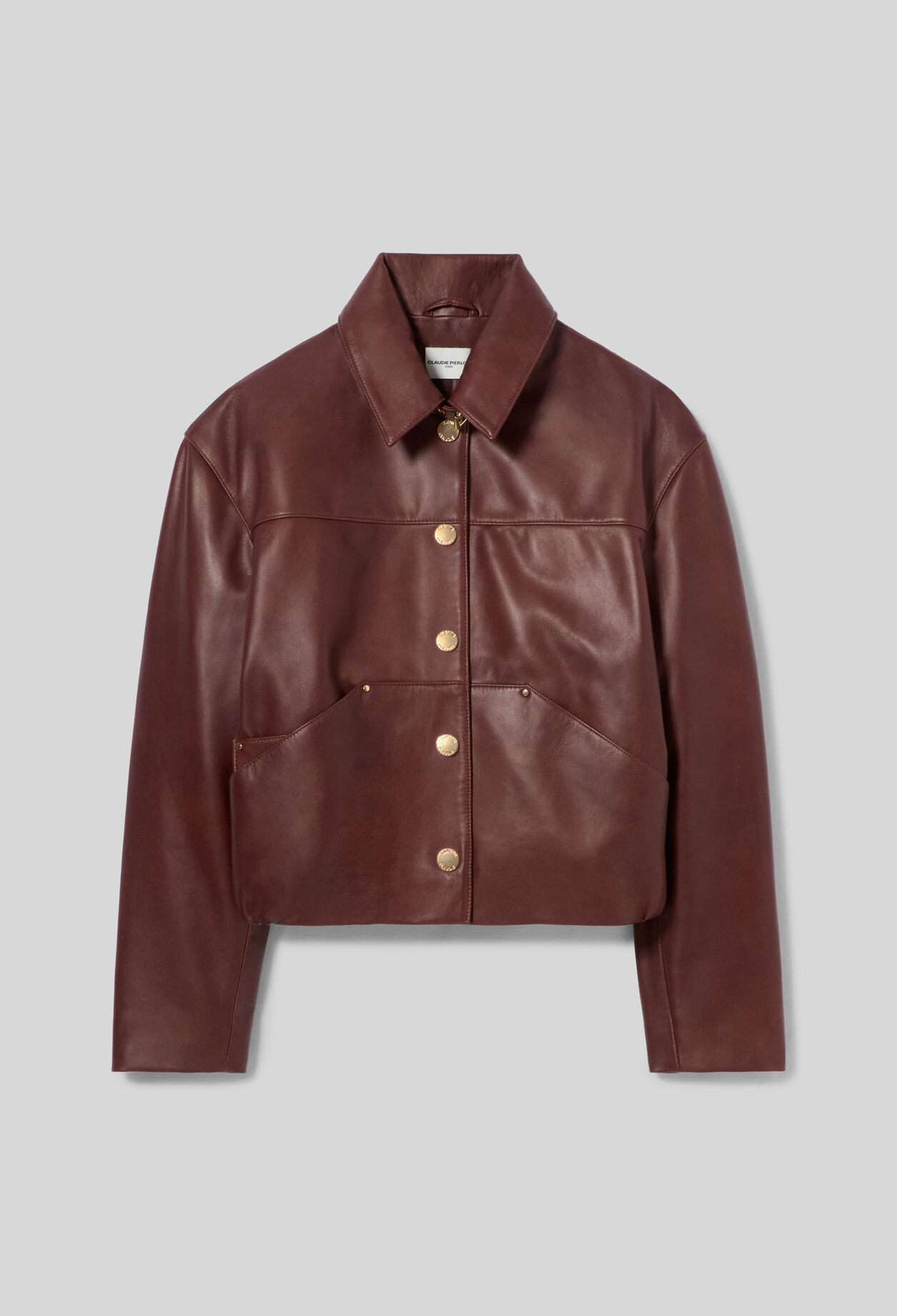 Blouson cuir court