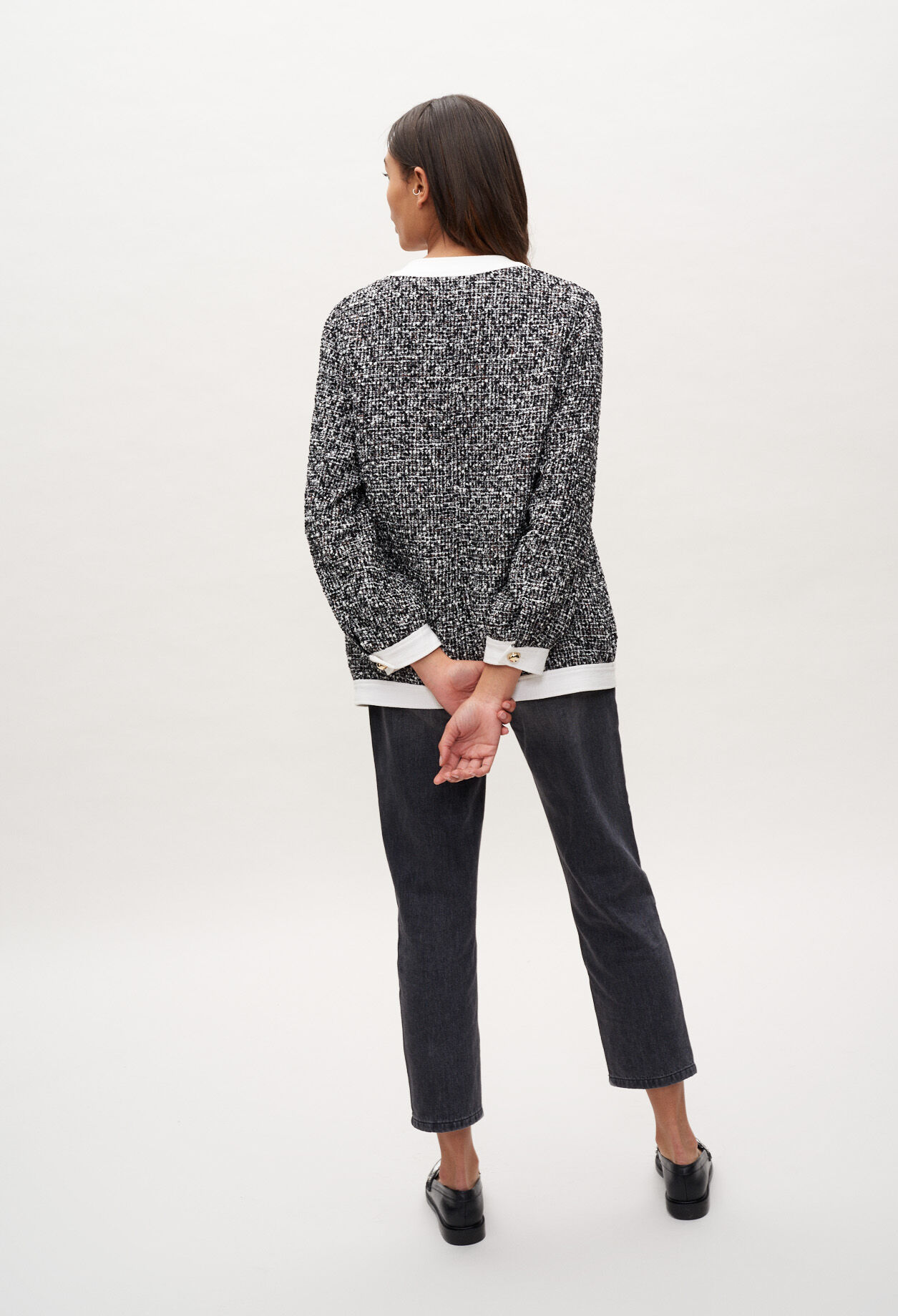 Blouson en tweed