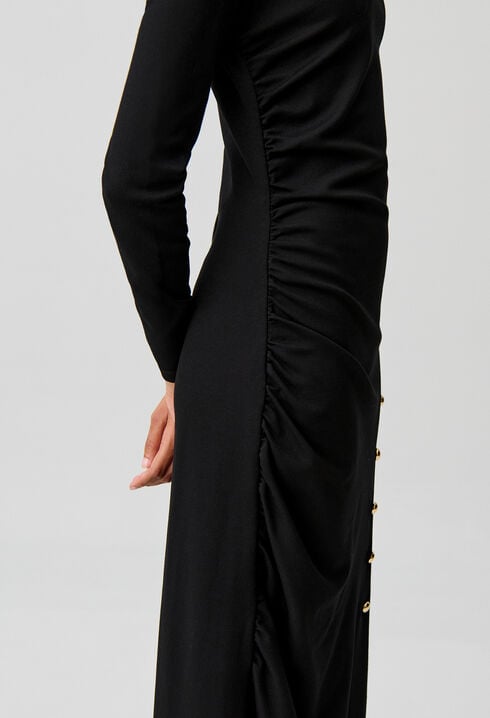 Robe longue pr&egrave;s du corps jersey