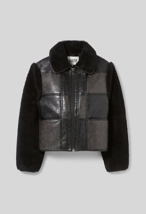 Blouson bi-matière