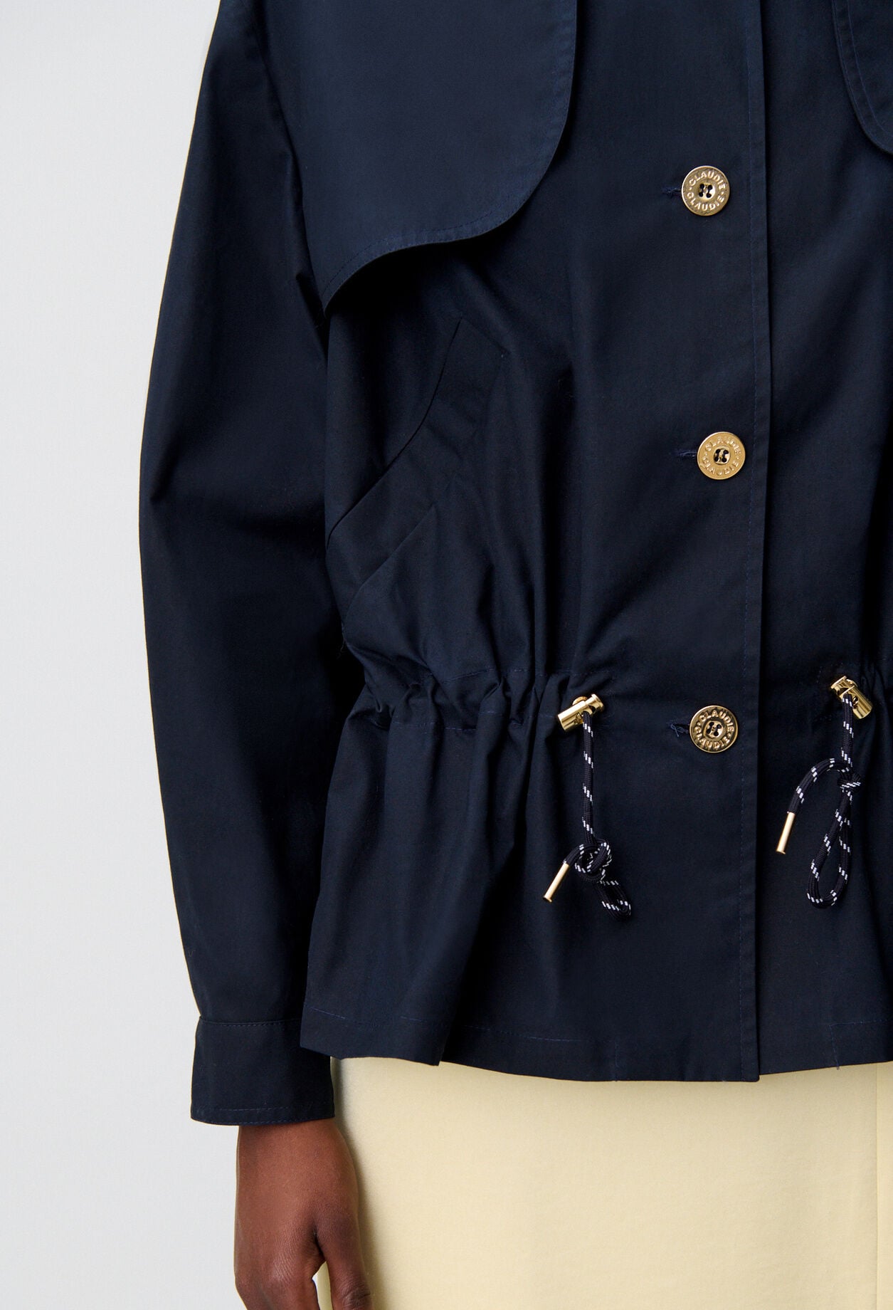 Blouson gabardine cir&eacute;