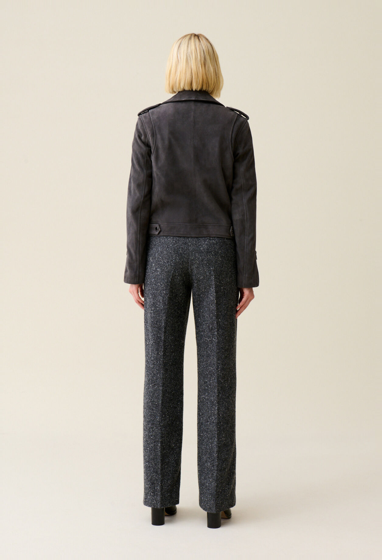 Veste perfecto cuir su&egrave;de