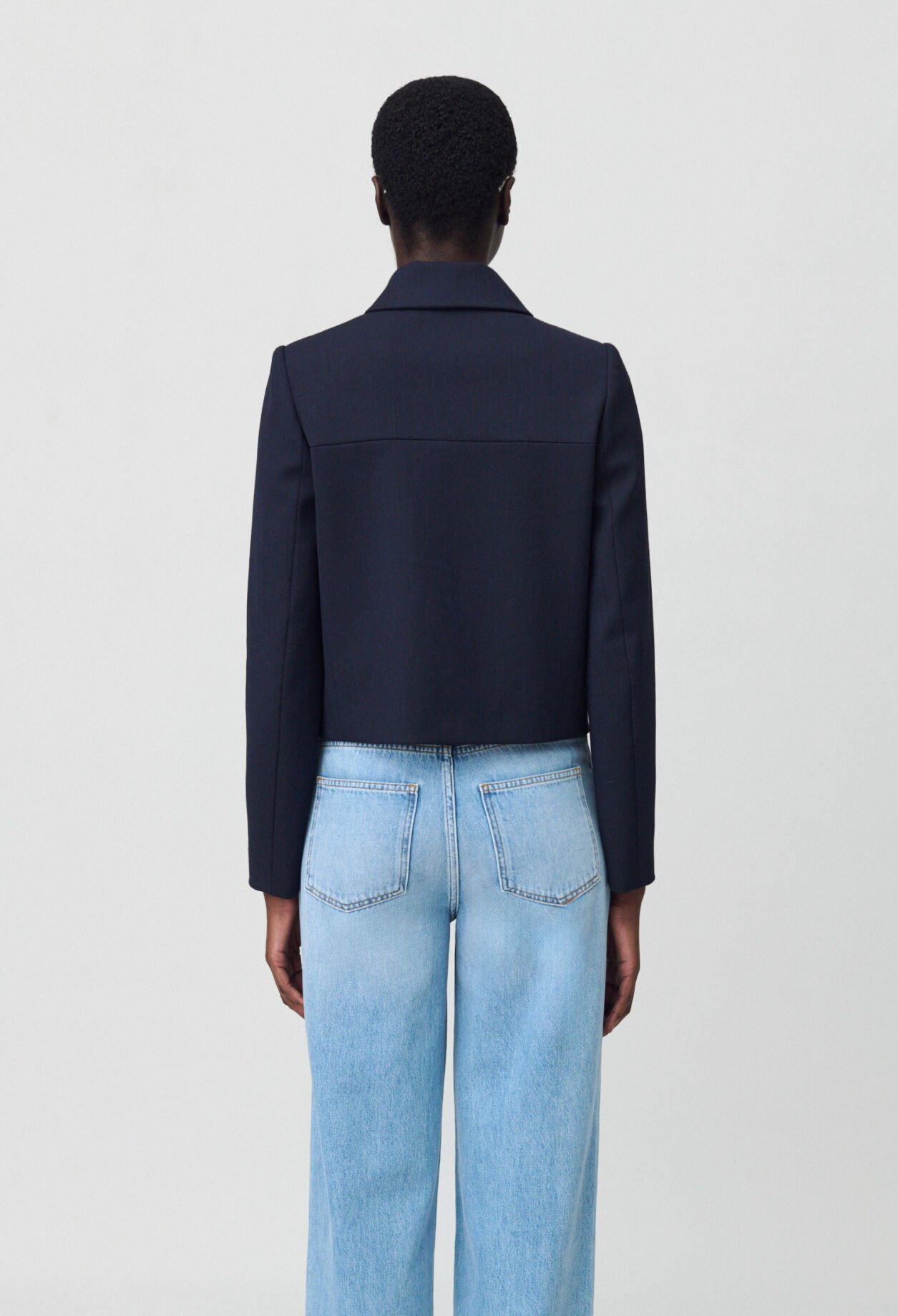 Veste boite marine