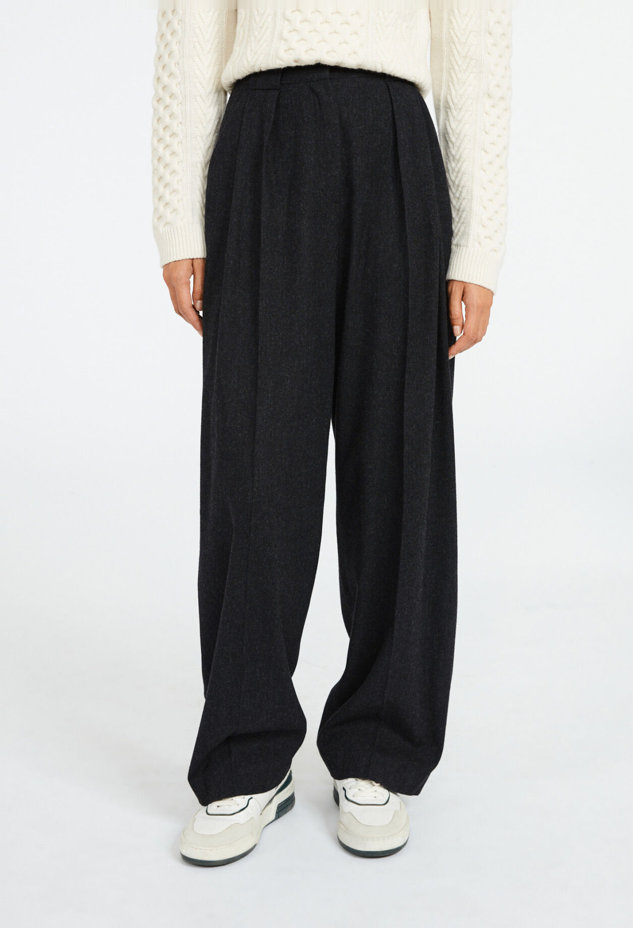 Pantalon de tailleur large