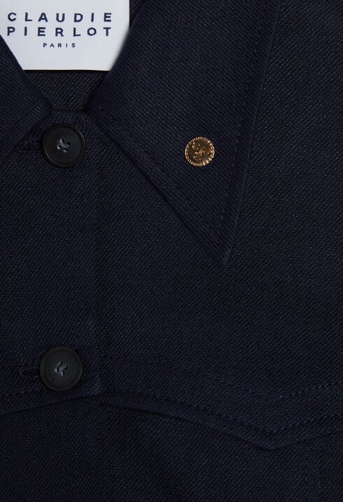 Veste en lin mélangé