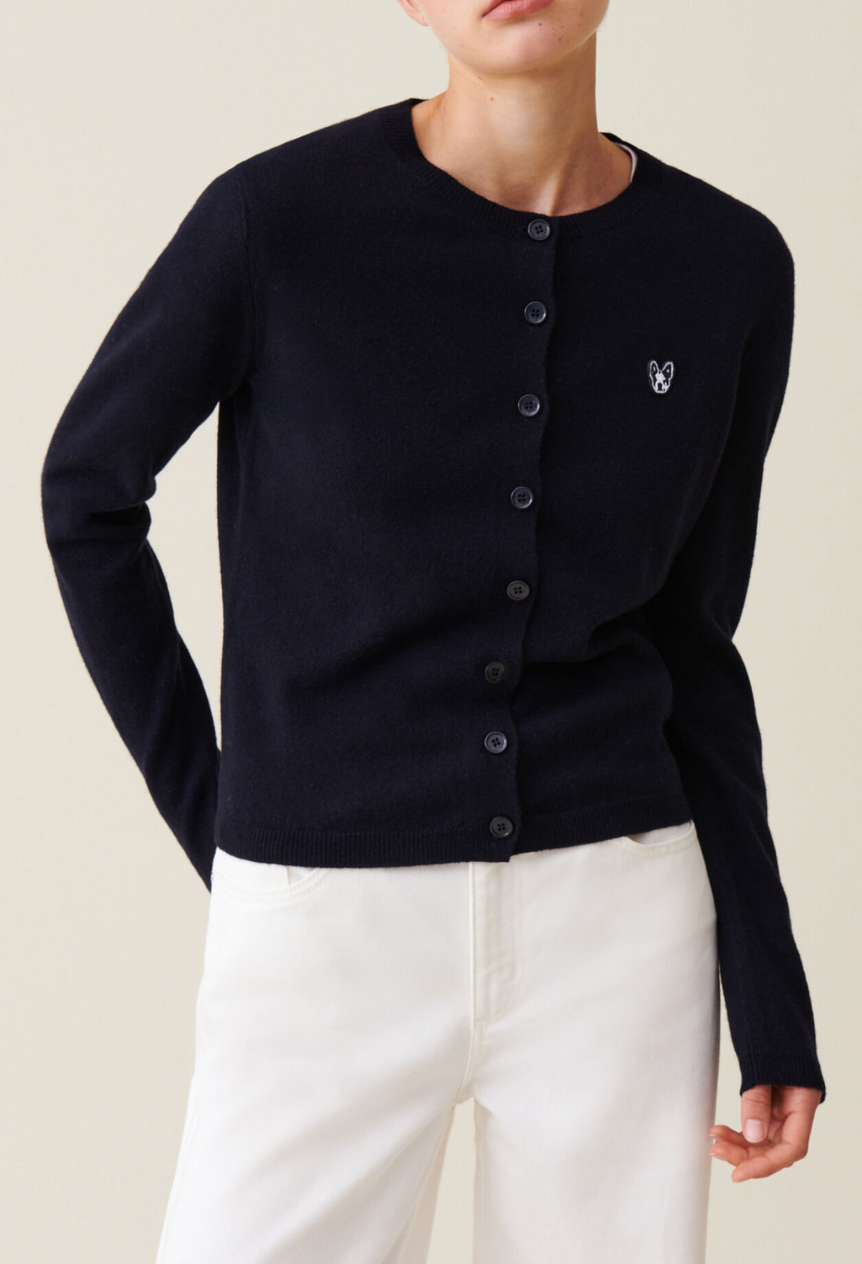 Cardigan Jean Toto laine 
