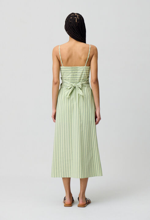 Robe longue à bretelles