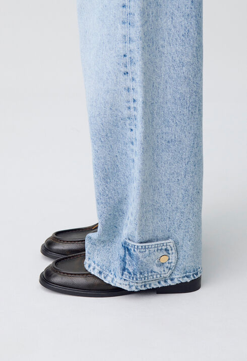 Jean denim droit