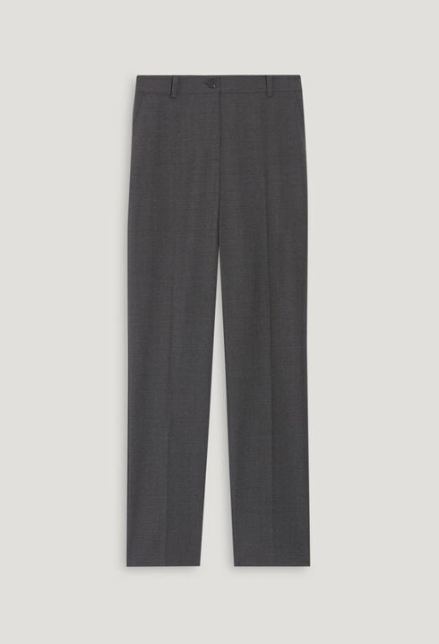 Pantalon tailleur gris chiné
