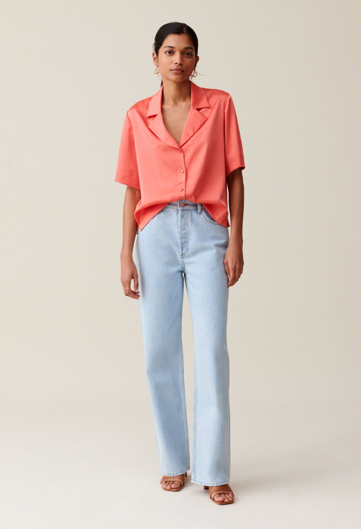 Chemise fluide satinee pour femme Claudie Pierlot