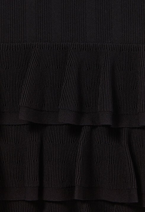 Robe courte maille fine