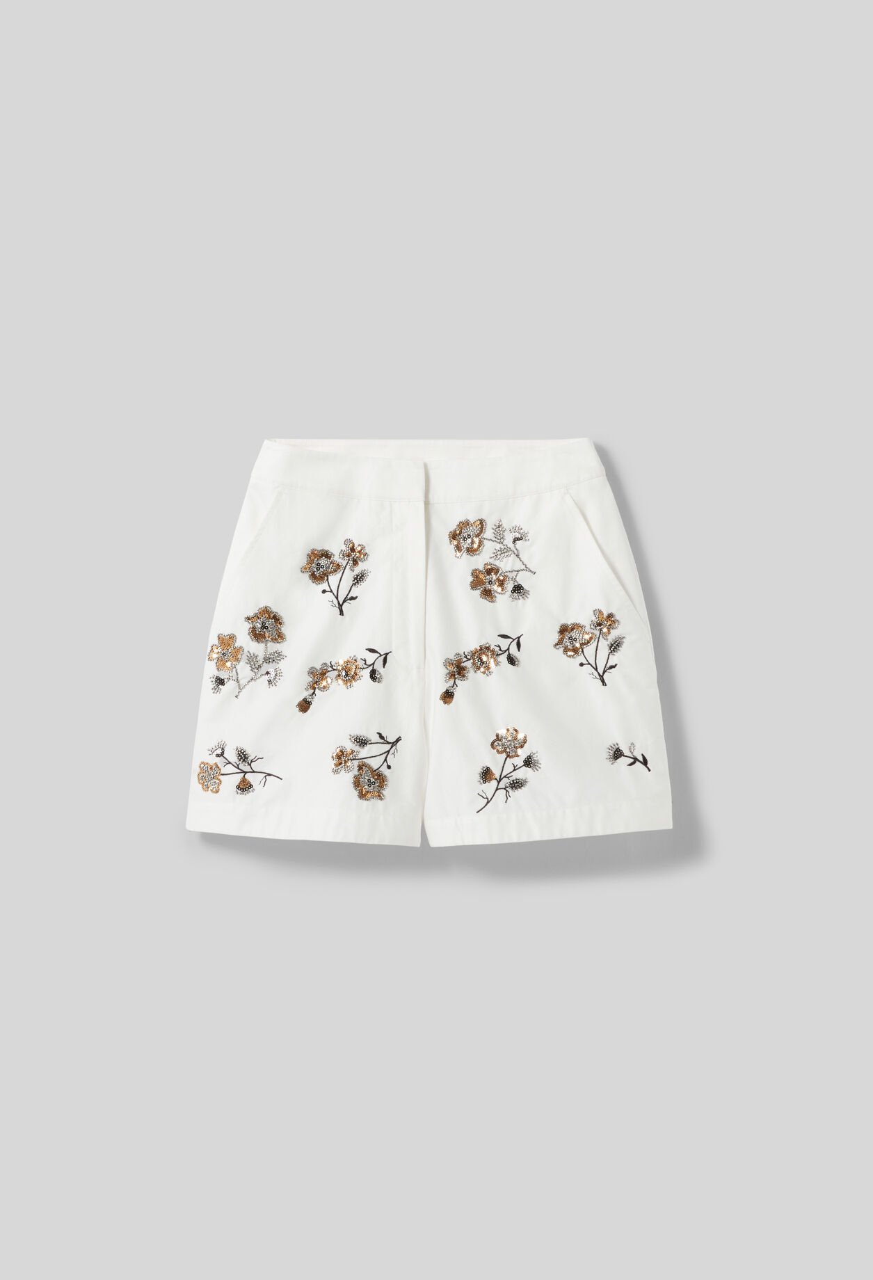 Short court fleurs