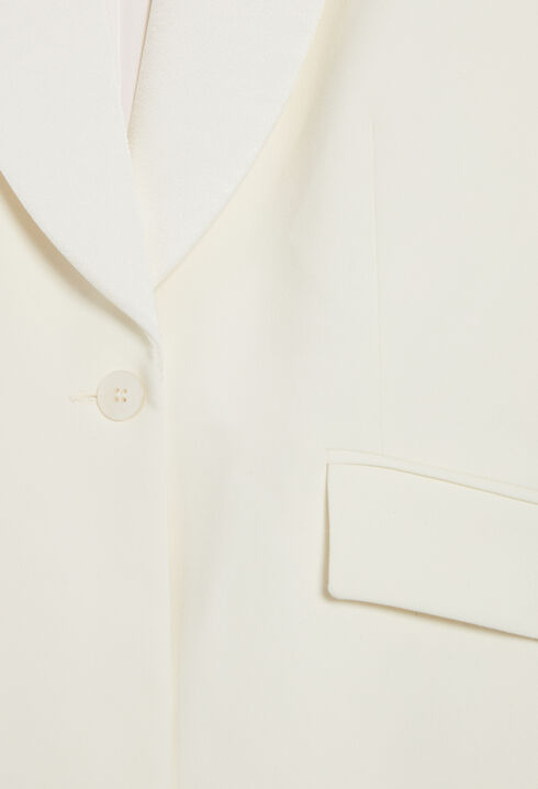 Veste tailleur bimatières