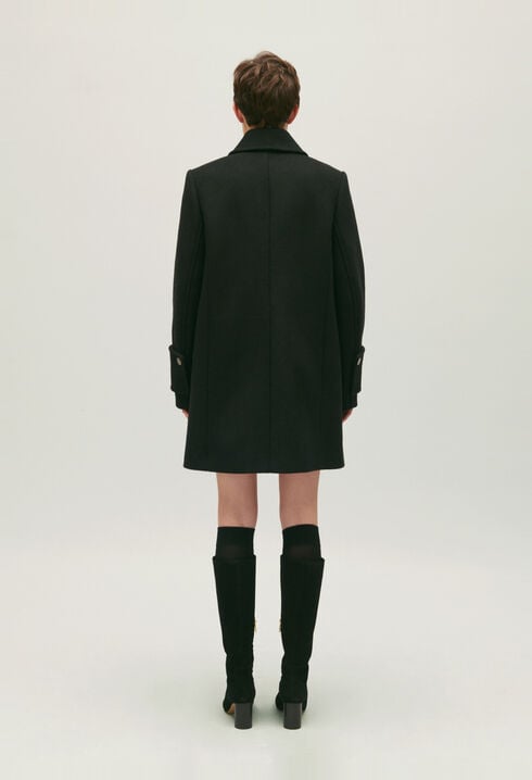 Manteau col claudine