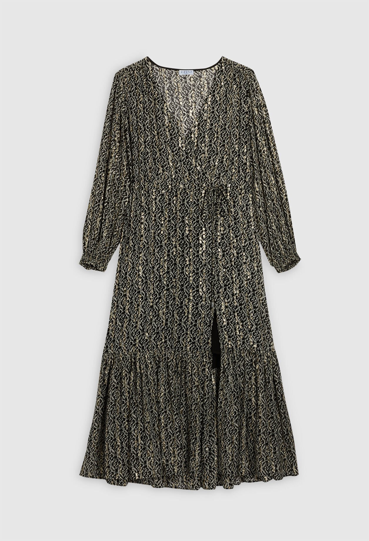 Robe midi imprimée